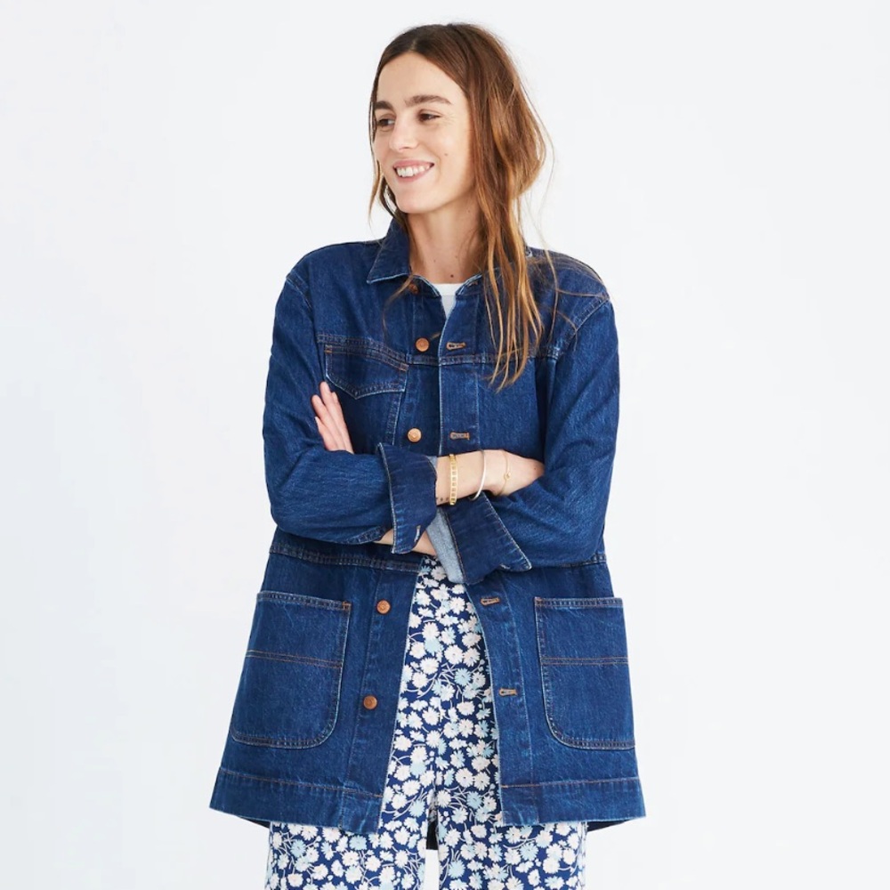 Madewell Oversized Denim Chore Coat